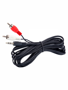 Кабель аудио 2 тюльпана соединительный 2хRCA джек/Jack 3.5, 5м Орбита OT-AVC35